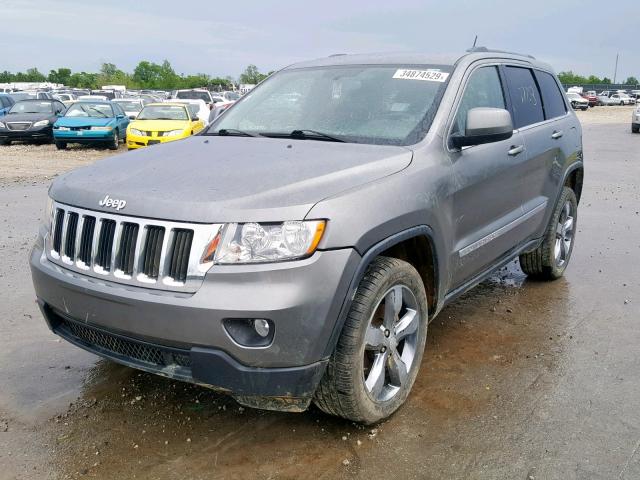 1C4RJFAG7CC288704 - 2012 JEEP GRAND CHER GRAY photo 2