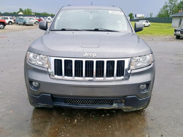 1C4RJFAG7CC288704 - 2012 JEEP GRAND CHER GRAY photo 9