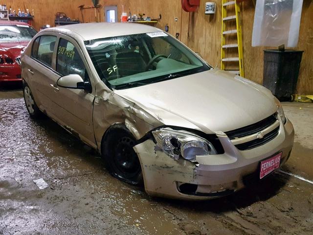 1G1AL55F177360538 - 2007 CHEVROLET COBALT LT TAN photo 1