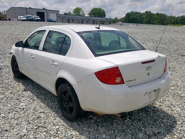 1G1AL58F787135859 - 2008 CHEVROLET COBALT LT WHITE photo 3