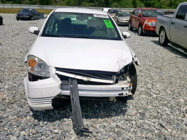 1G1AL58F787135859 - 2008 CHEVROLET COBALT LT WHITE photo 9