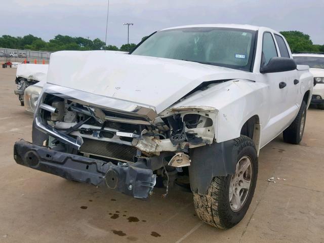 1D7HE48KX6S533610 - 2006 DODGE DAKOTA QUA WHITE photo 2