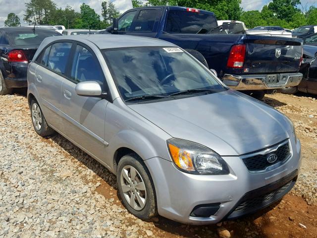 KNADH5A33A6648749 - 2010 KIA RIO LX SILVER photo 1