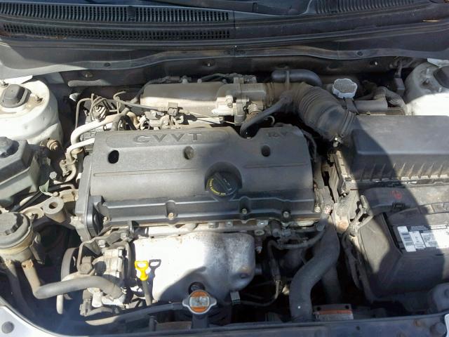 KNADH5A33A6648749 - 2010 KIA RIO LX SILVER photo 7