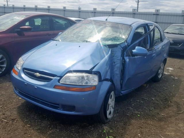 KL1TD52685B360913 - 2005 CHEVROLET AVEO BASE Mavi foto 2