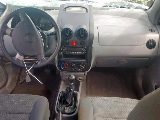 KL1TD52685B360913 - 2005 CHEVROLET AVEO BASE Mavi foto 9