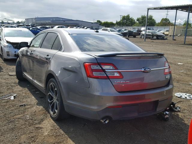 1FAHP2KT2DG175323 - 2013 FORD TAURUS SHO GRAY photo 3