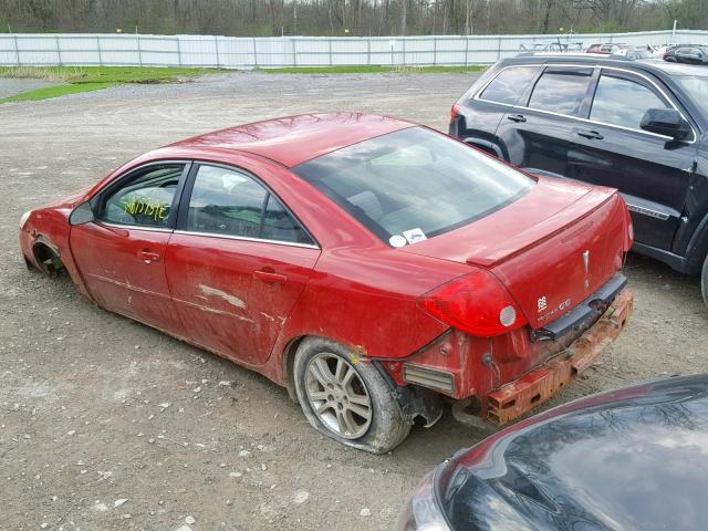 1G2ZF55B064165615 - 2006 PONTIAC G6 SE RED photo 3