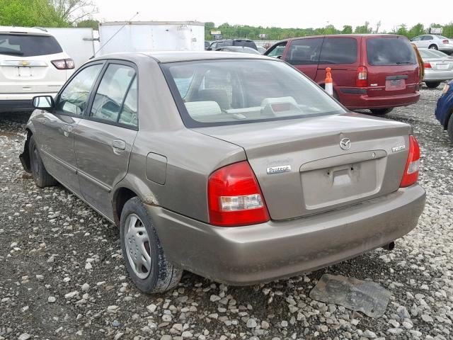 JM1BJ2227Y0289552 - 2000 MAZDA PROTEGE DX BROWN photo 3