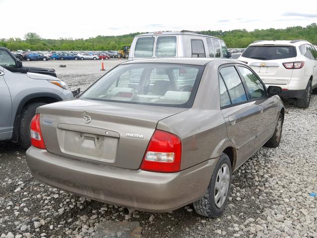 JM1BJ2227Y0289552 - 2000 MAZDA PROTEGE DX BROWN photo 4