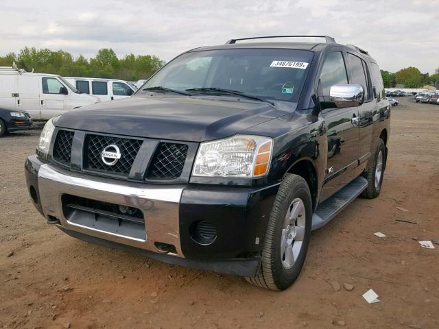 5N1AA08C77N700901 - 2007 NISSAN ARMADA SE BLACK photo 2