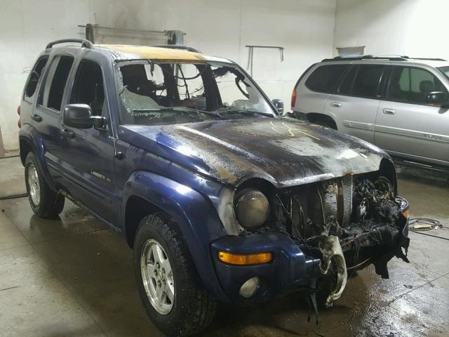 1J4GL58K72W363530 - 2002 JEEP LIBERTY LI BLUE photo 1