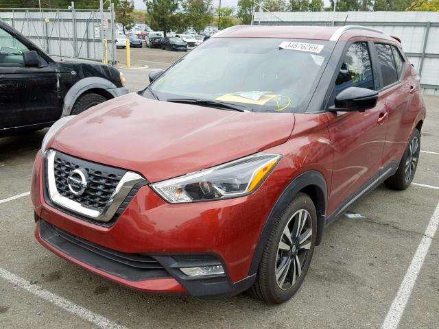 3N1CP5CUXJL541827 - 2018 NISSAN KICKS S BURGUNDY photo 2