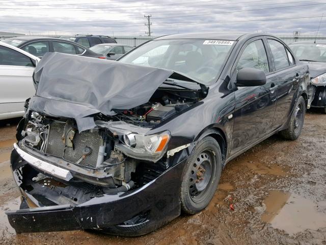 JA3AU16U39U032521 - 2009 MITSUBISHI LANCER DE BLACK photo 2