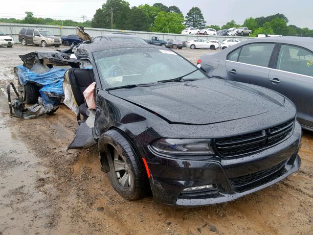 2C3CDXHG6HH549435 - 2017 DODGE CHARGER SX BLACK photo 1