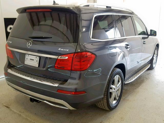 4JGDF7CE5DA181754 - 2013 MERCEDES-BENZ GL 450 4MA GRAY photo 4