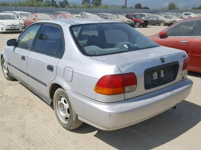 2HGEJ6620VH503482 - 1997 HONDA CIVIC DX SILVER photo 3