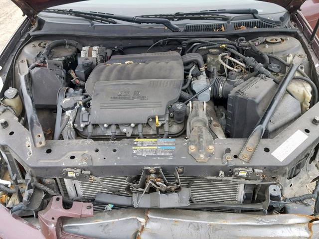2G1WD58C269224436 - 2006 CHEVROLET IMPALA SUP 栗色 照片 7