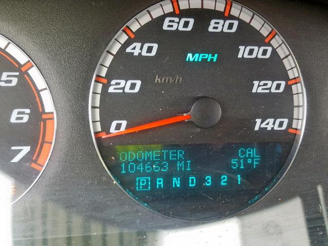 2G1WD58C269224436 - 2006 CHEVROLET IMPALA SUP 栗色 照片 8