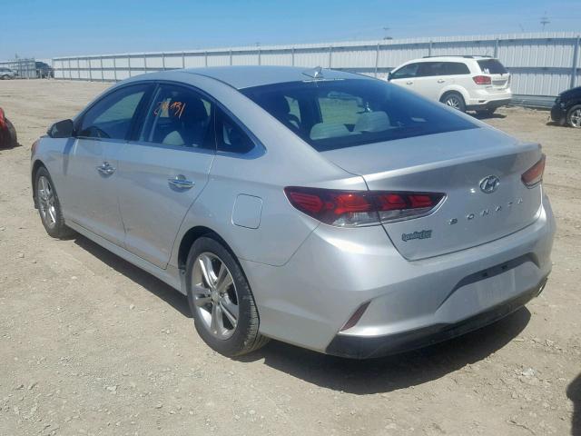 5NPE34AF3JH597348 - 2018 HYUNDAI SONATA SPO SILVER photo 3