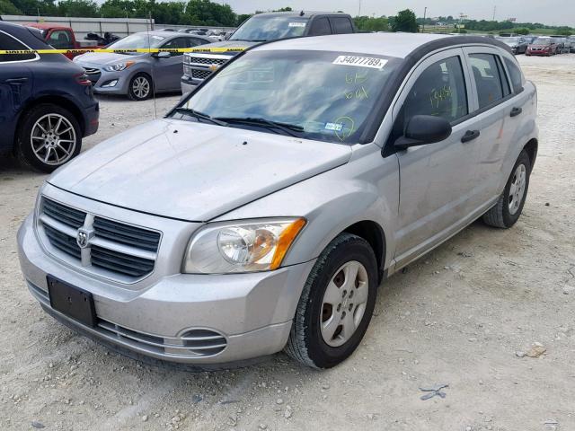 1B3CB1HA1AD615601 - 2010 DODGE CALIBER EX GRAY photo 2