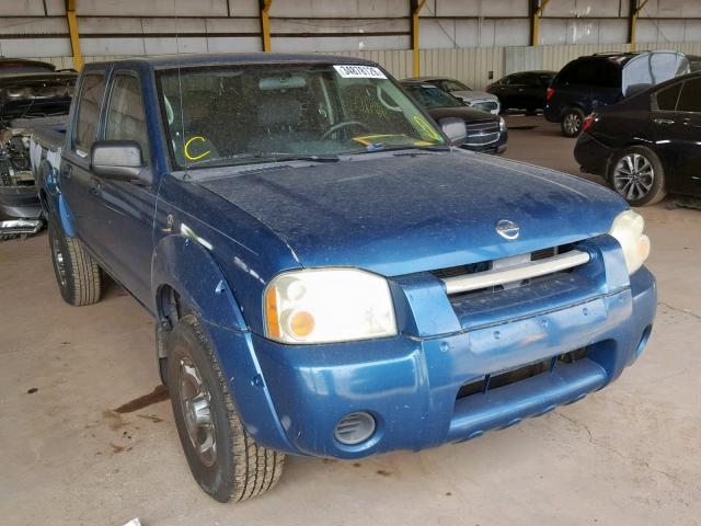 1N6ED27T64C412608 - 2004 NISSAN FRONTIER C BLUE photo 1