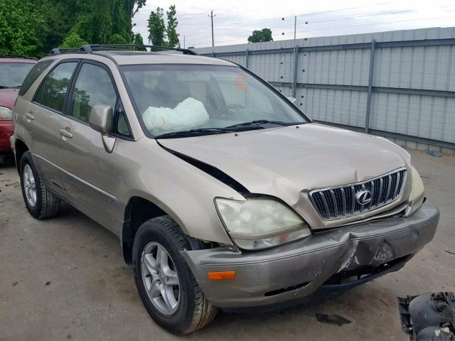 JTJGF10U420132507 - 2002 LEXUS RX 300 GOLD photo 1