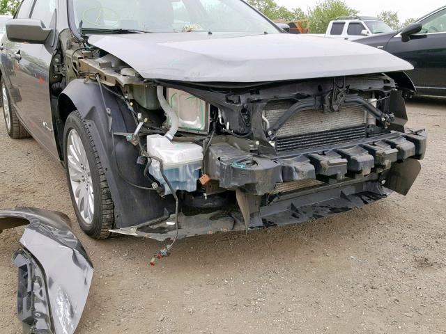 3FADP0L35AR126512 - 2010 FORD FUSION HYB GRAY photo 9