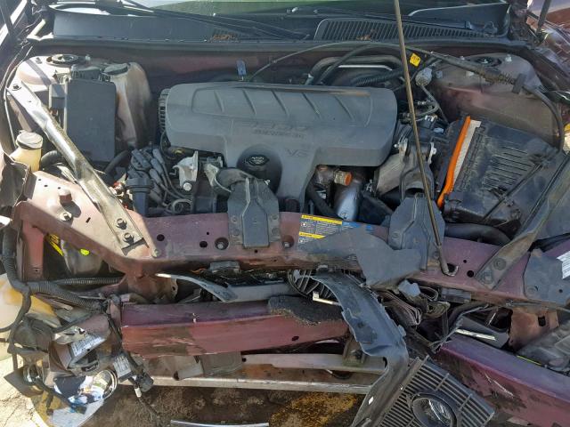 2G4WD582171192914 - 2007 BUICK LACROSSE C BURGUNDY photo 7