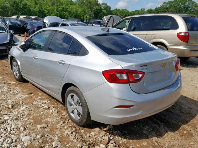 1G1BC5SM4H7274004 - 2017 CHEVROLET CRUZE LS SILVER photo 3