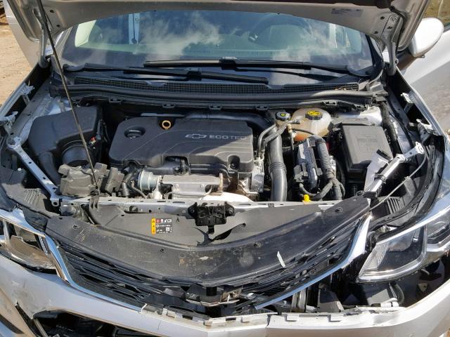 1G1BC5SM4H7274004 - 2017 CHEVROLET CRUZE LS SILVER photo 7