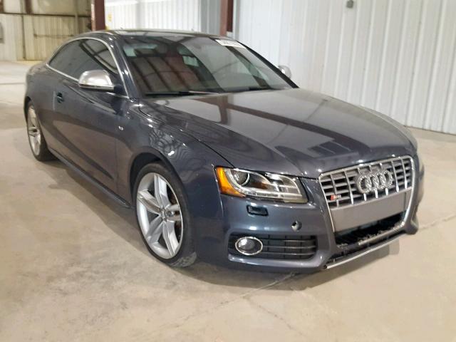 WAURV78T79A006205 - 2009 AUDI S5 QUATTRO GRAY photo 1