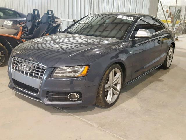 WAURV78T79A006205 - 2009 AUDI S5 QUATTRO GRAY photo 2