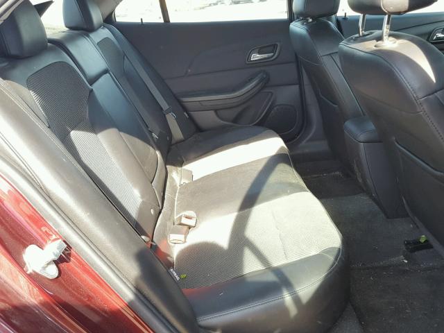 1G11C5SL3EF278470 - 2014 CHEVROLET MALIBU 1LT MAROON photo 6