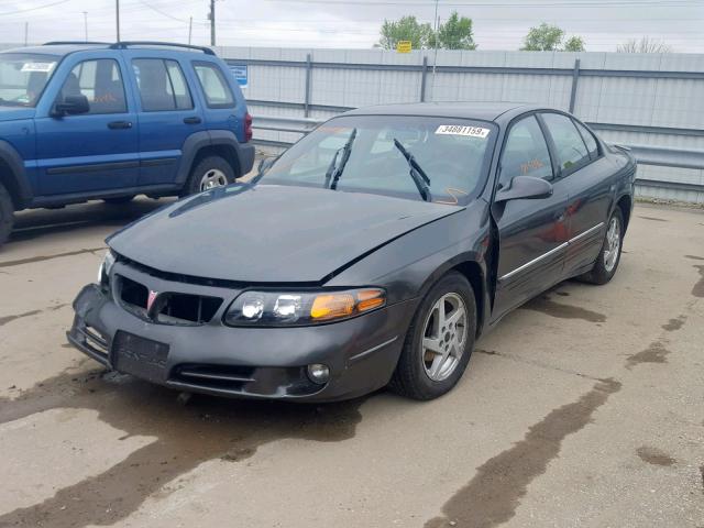 1G2HX52K634116525 - 2003 PONTIAC BONNEVILLE GRAY photo 2