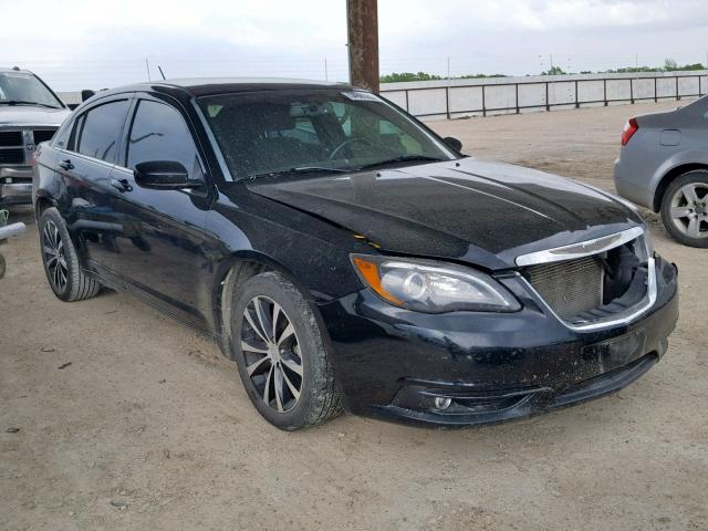 1C3CCBBG2DN745730 - 2013 CHRYSLER 200 TOURIN BLACK photo 1