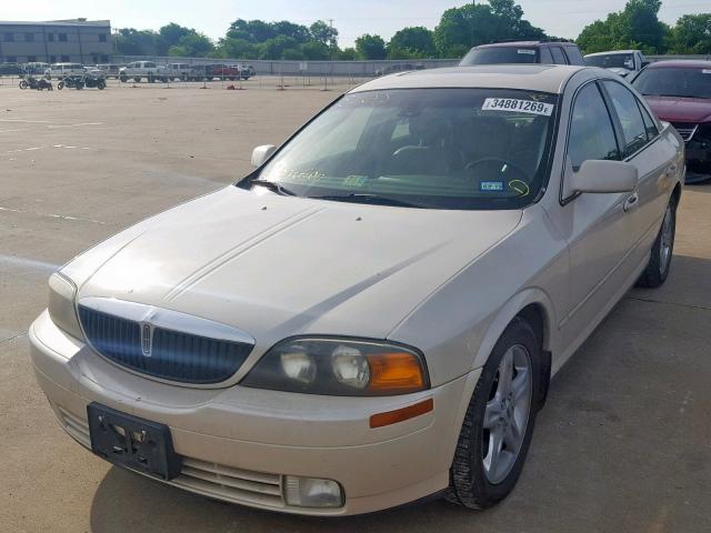 1LNHM86S02Y705993 - 2002 LINCOLN LS BEIGE photo 2