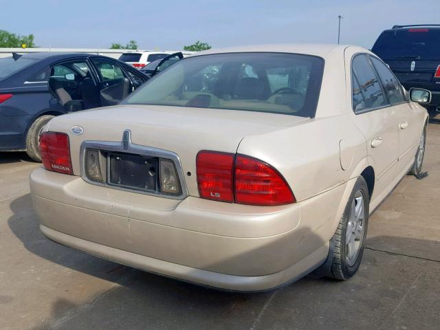 1LNHM86S02Y705993 - 2002 LINCOLN LS BEIGE photo 4