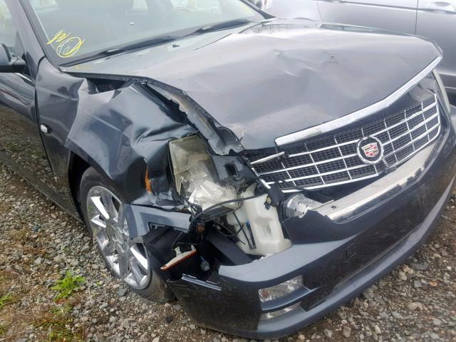 1G6DC67A570167154 - 2007 CADILLAC STS CHARCOAL photo 9