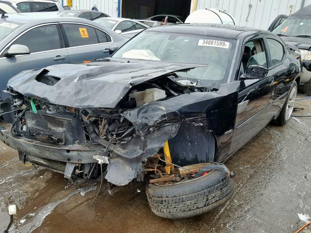 2B3LA73W66H382186 - 2006 DODGE CHARGER SR BLACK photo 2