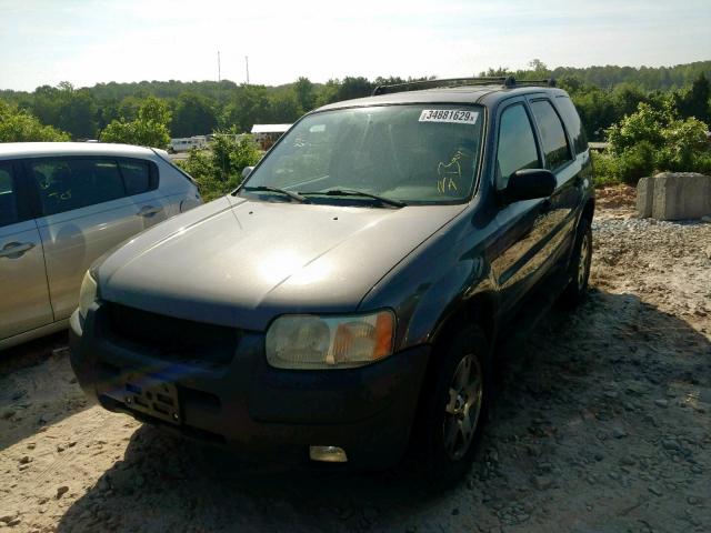 1FMYU93194KA54127 - 2004 FORD ESCAPE XLT GRAY photo 2