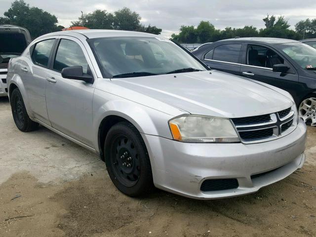 1B3BD4FB7BN573031 - 2011 DODGE AVENGER EX SILVER photo 1