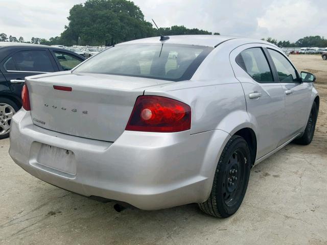 1B3BD4FB7BN573031 - 2011 DODGE AVENGER EX SILVER photo 4