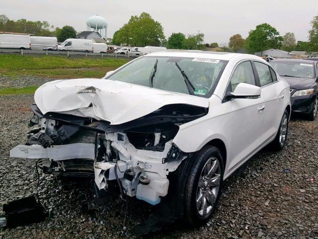 1G4GC5GG1AF244871 - 2010 BUICK LACROSSE C WHITE photo 2