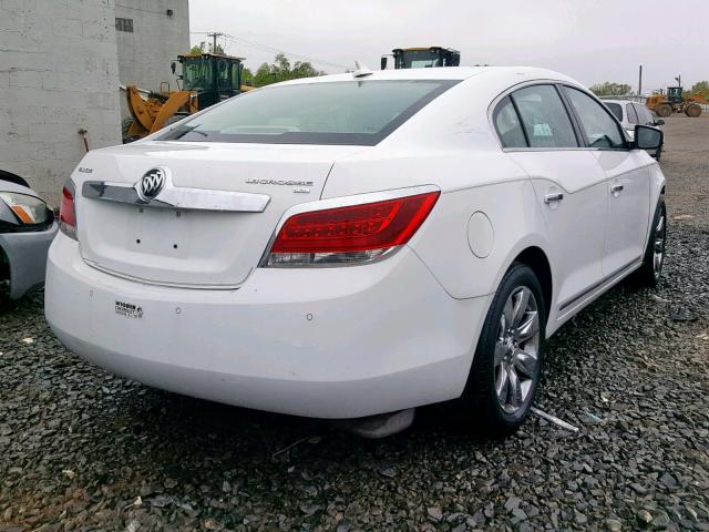 1G4GC5GG1AF244871 - 2010 BUICK LACROSSE C WHITE photo 4