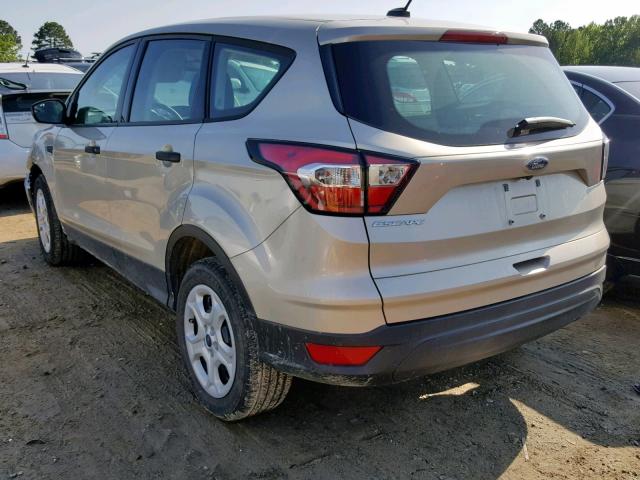 1FMCU0F7XHUC31350 - 2017 FORD ESCAPE S GOLD photo 3