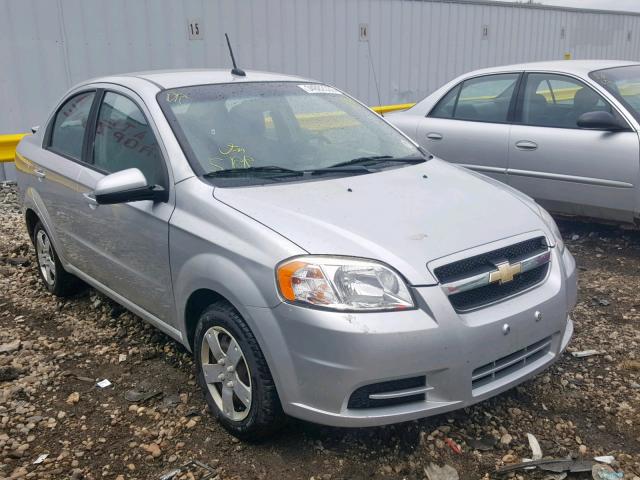 KL1TD5DE8BB190293 - 2011 CHEVROLET AVEO LS SILVER photo 1