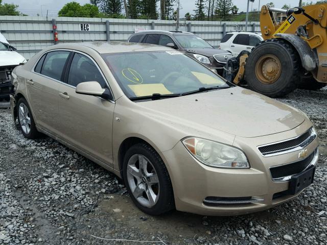 1G1ZH57B88F168796 - 2008 CHEVROLET MALIBU 1LT 金色 照片 1