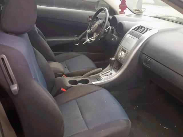 JTKDE177970153507 - 2007 TOYOTA SCION TC MAROON photo 5