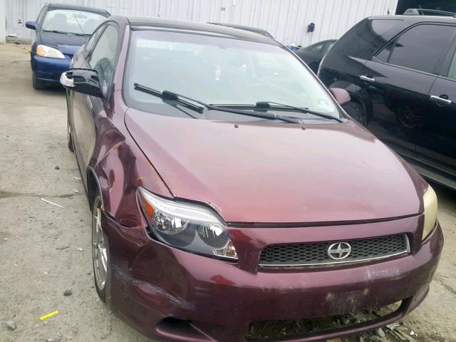 JTKDE177970153507 - 2007 TOYOTA SCION TC MAROON photo 9